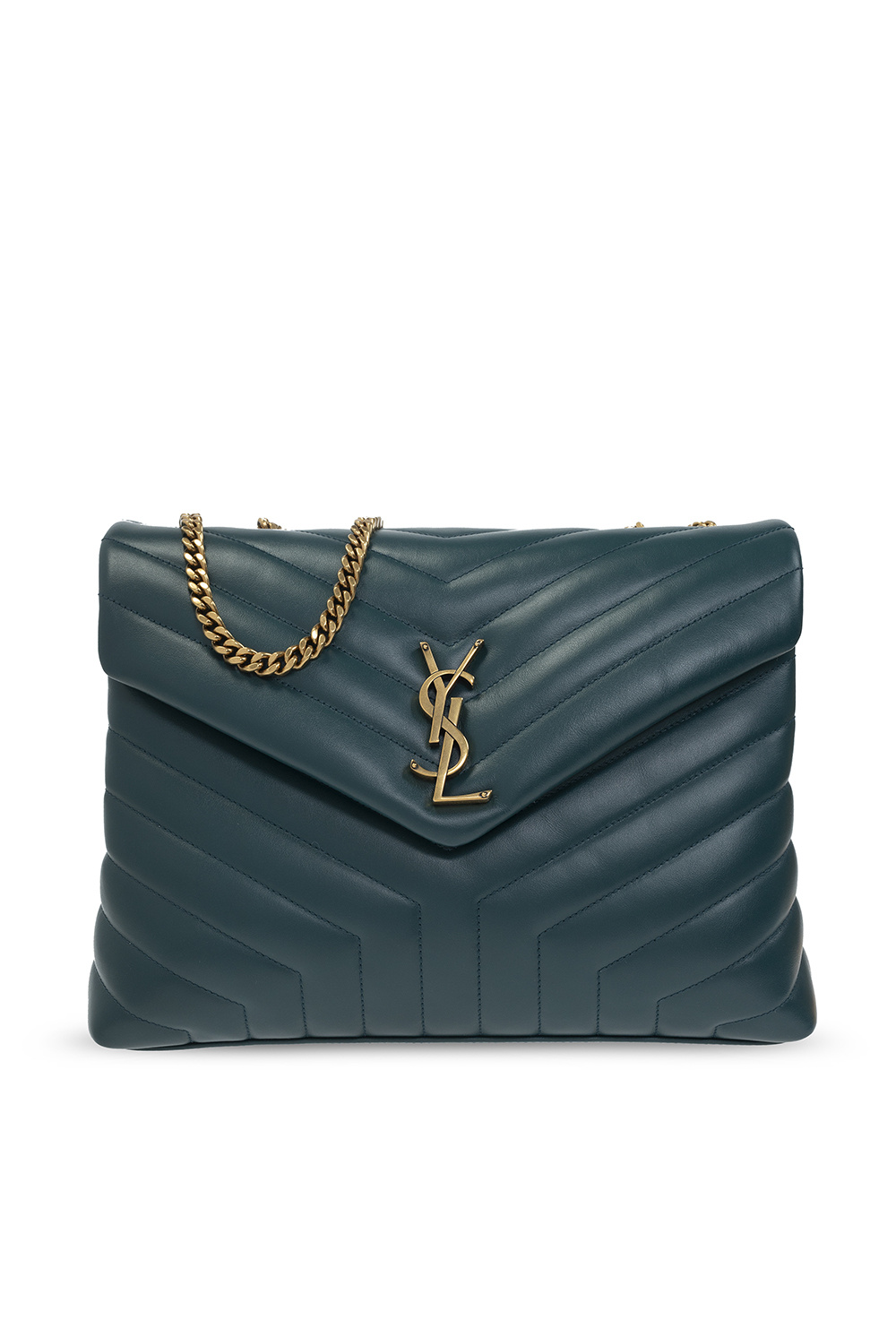 Ysl loulou medium green sale